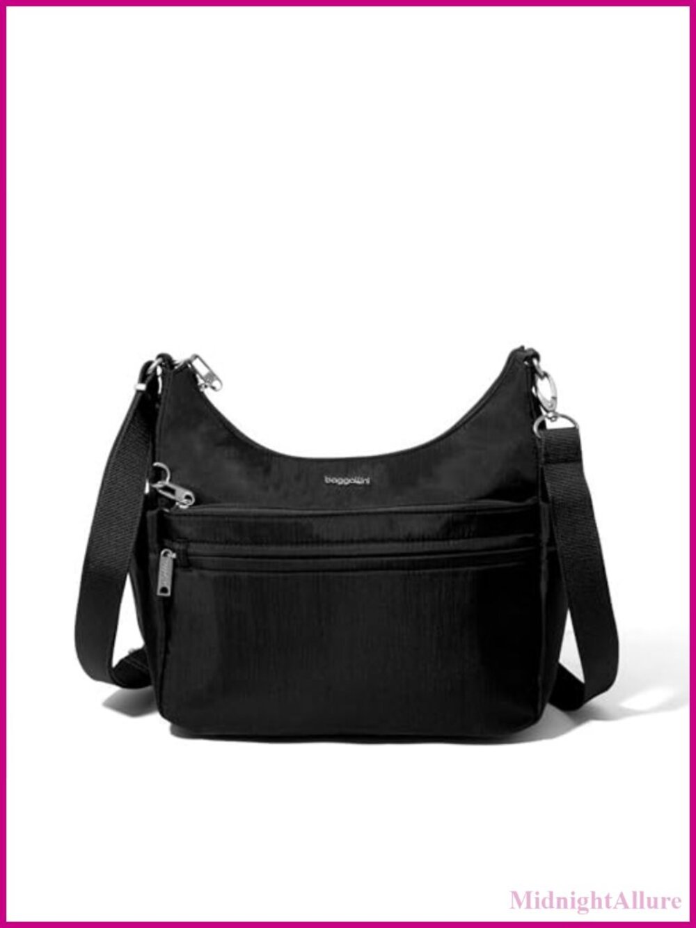 Anti-Theft RFID Crossbody Hobo Bag Water-Repellent Travel Purse